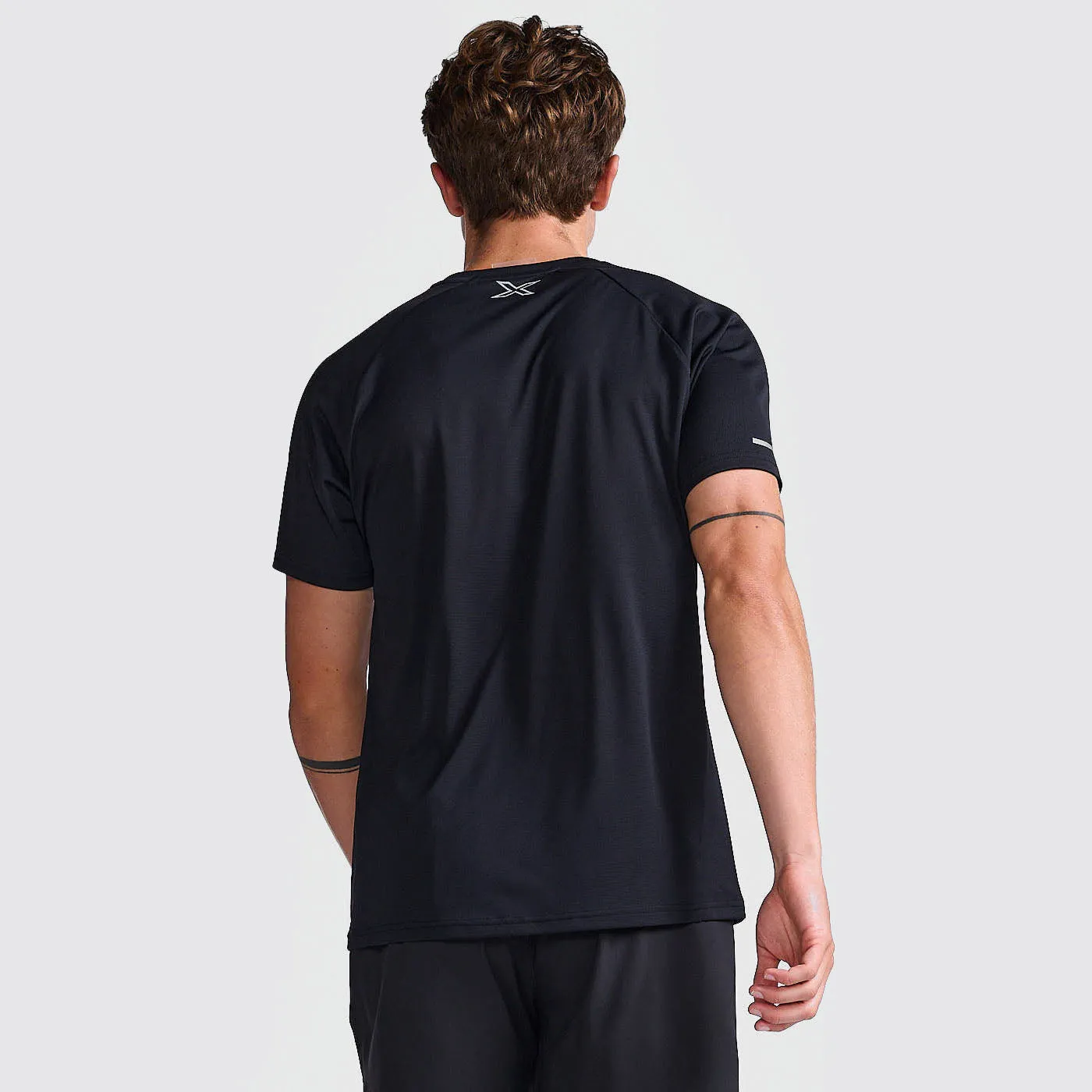 2XU - Aero Tee - Black/Silver Reflective