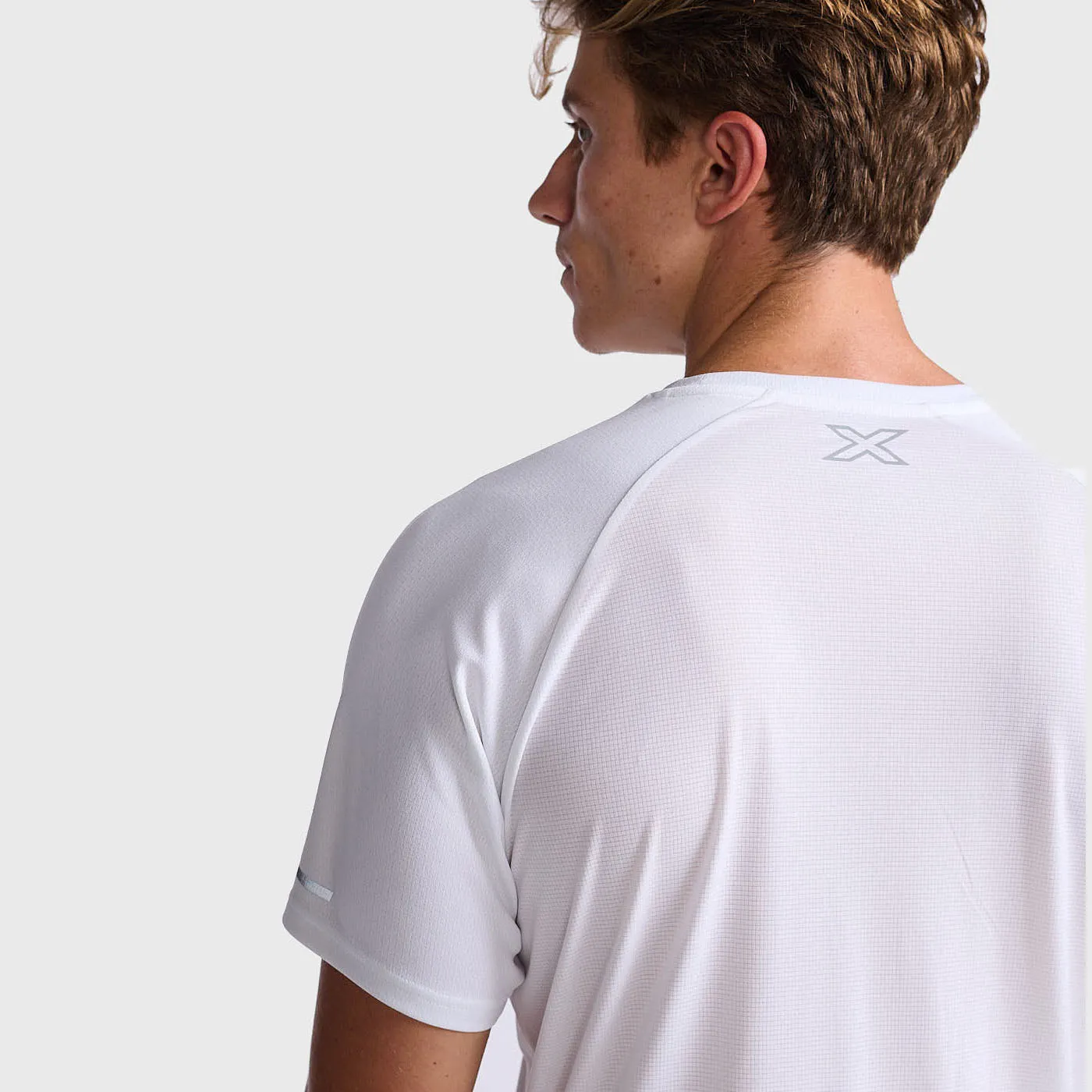 2XU - Aero Tee - White/Silver Reflective