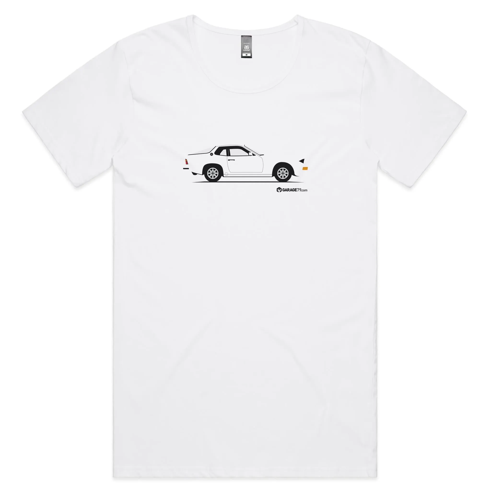 924 Porsche side Mens Scoop Neck T-Shirt