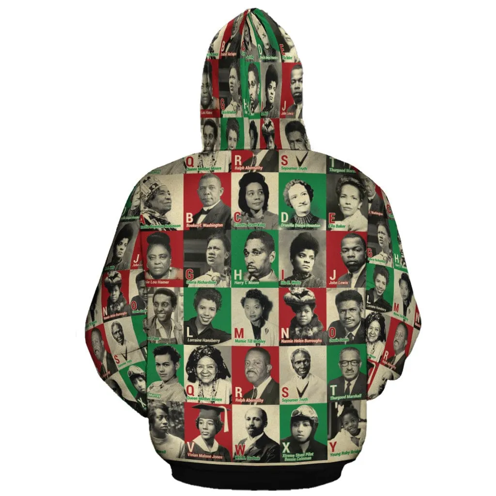 A To Z Of Black Heroes All-over Hoodie