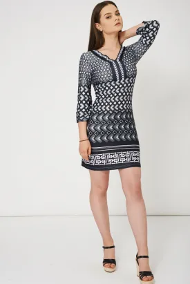 Abstract Pattern Dress