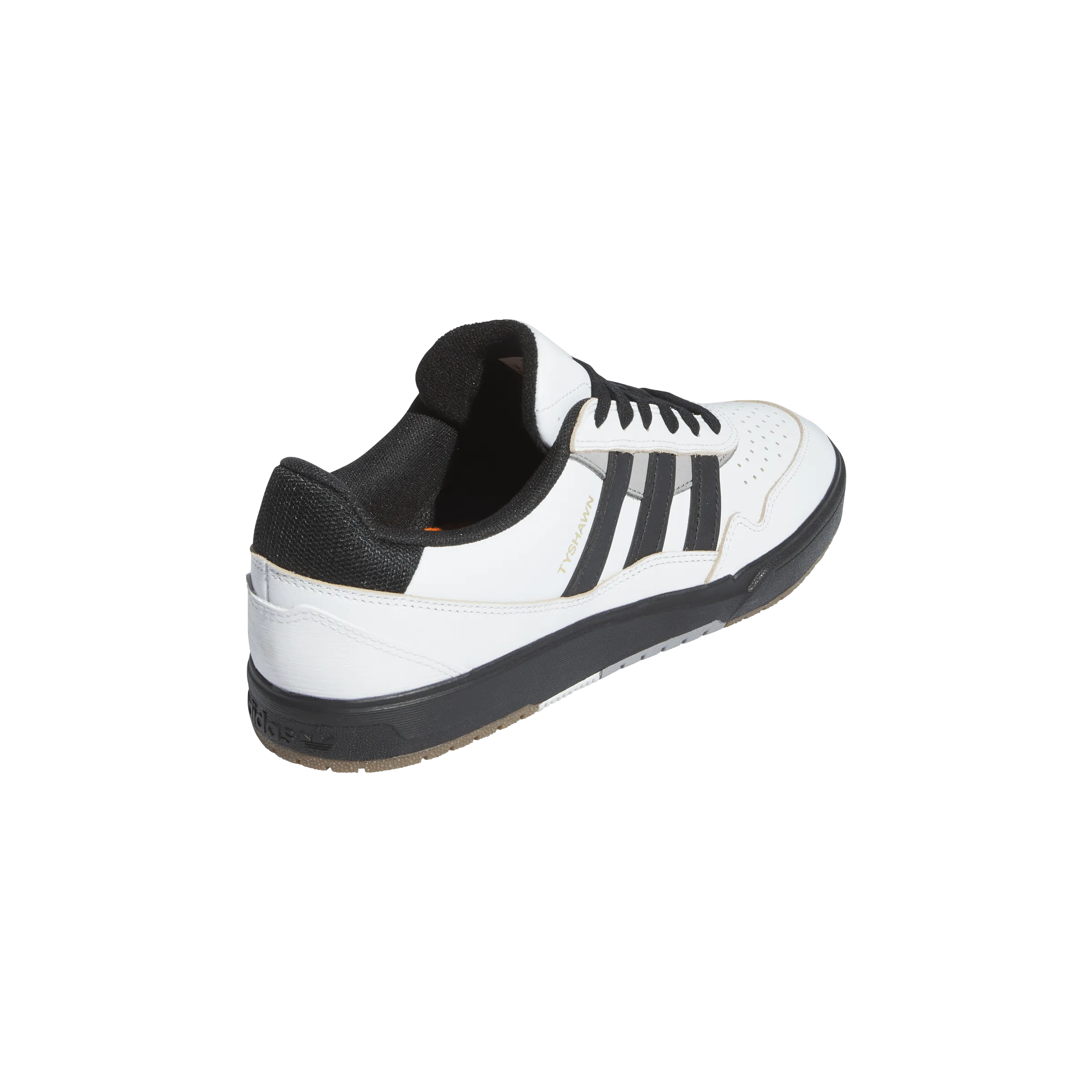 ADIDAS Tyshawn II Shoes Crystal White/Core Black/Charcoal Solid Grey