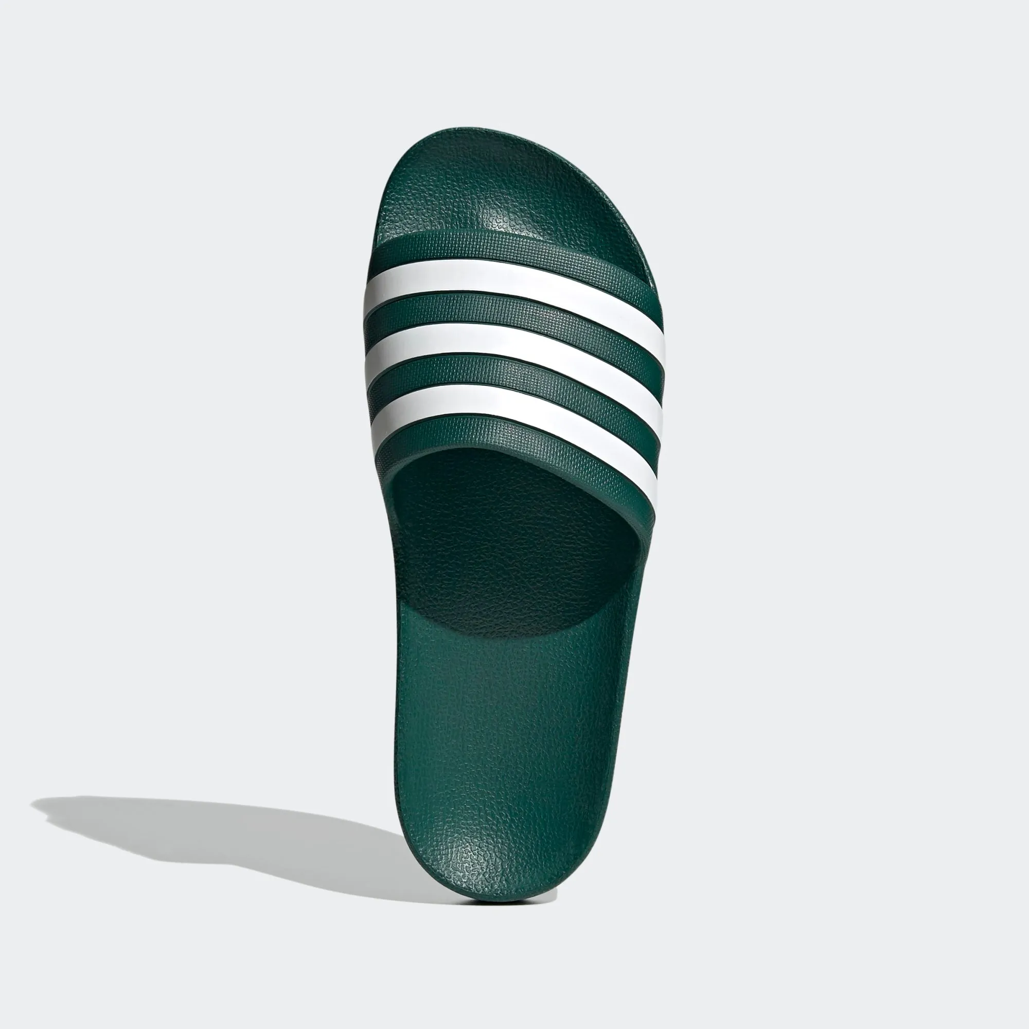 ADILETTE AQUA SLIDES Collegiate Green / Cloud White / Collegiate Green-Eg4159