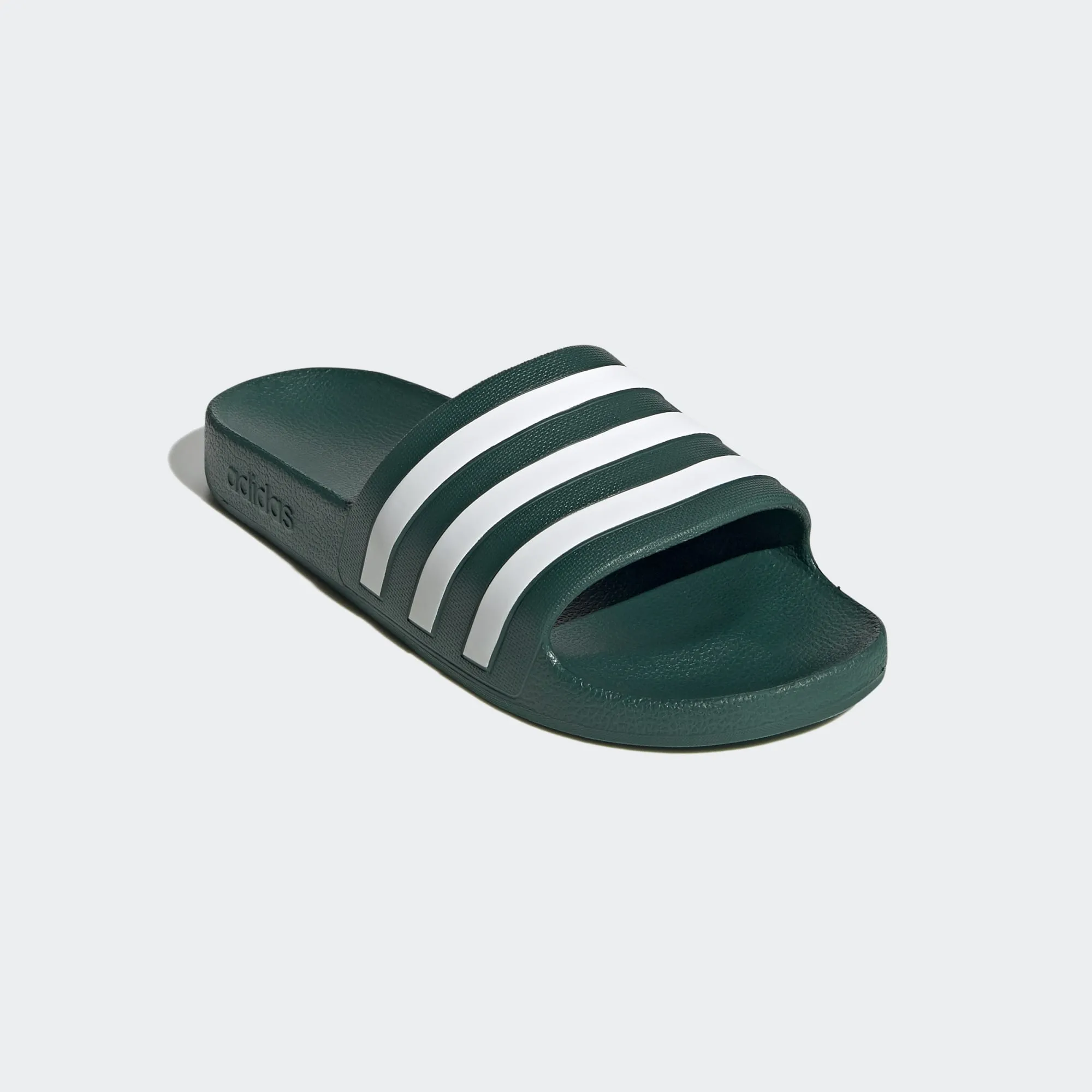 ADILETTE AQUA SLIDES Collegiate Green / Cloud White / Collegiate Green-Eg4159