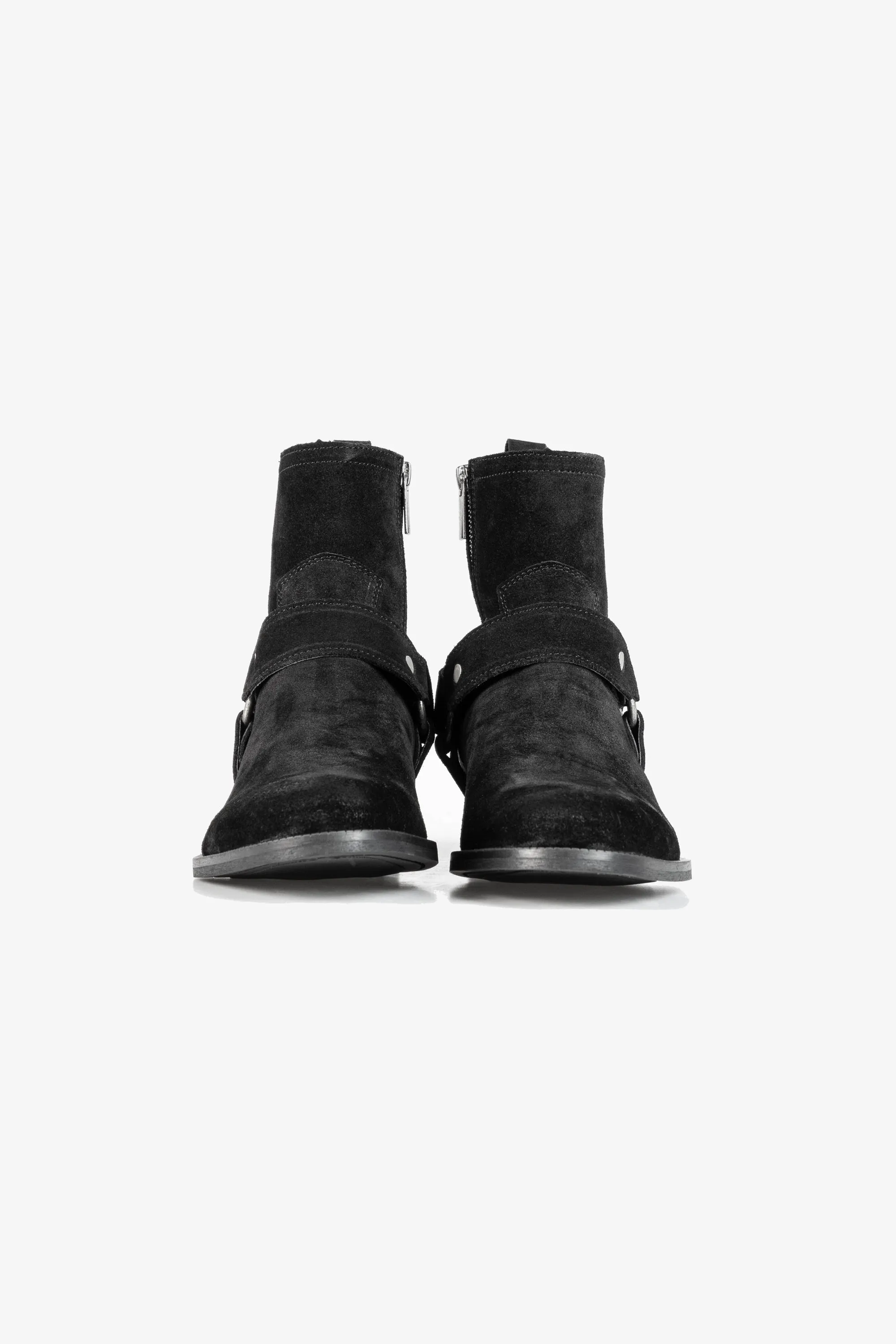 Adler Harness Boot | Relic Black Suede