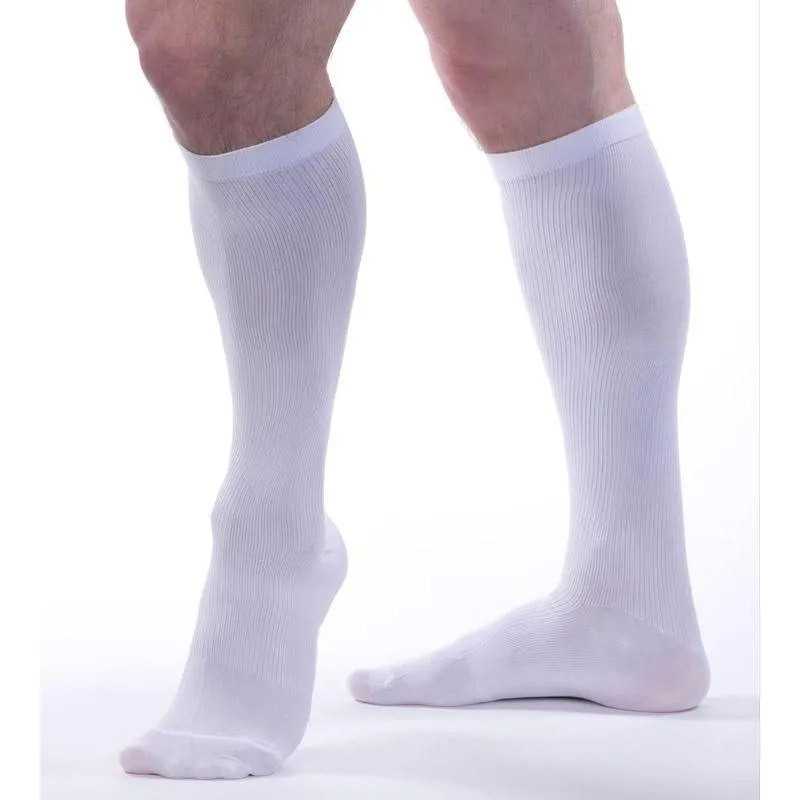 Allegro Essential Men's Ribbed Knee High 15-20 mmHg, Clearance