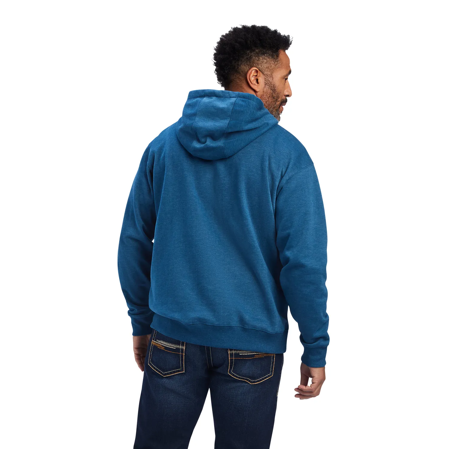 Ariat Mens Ariat Logo Hoodie - Poseidon Heather