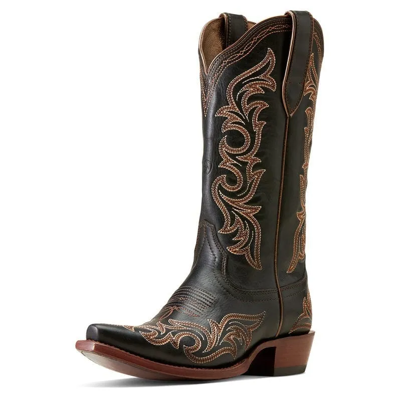 Sure! Here’s an optimized title for the e-commerce product in English, with added modifiers for better appeal:

Ariat Womens Hazen Snip Toe Western Boots in Ancient Black – Stylish and Durable Western Footwear for Versatile Outfits