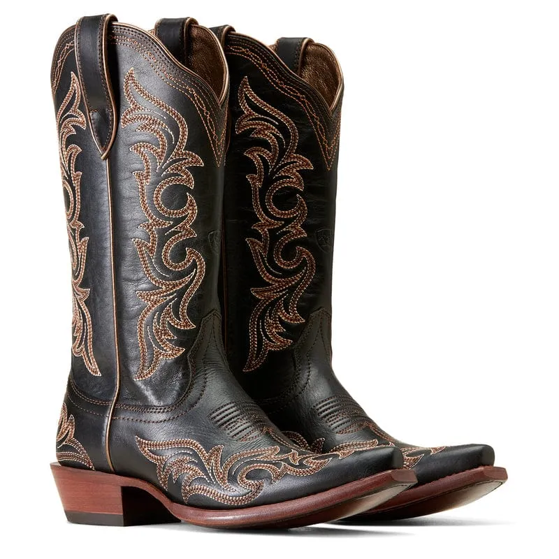 Sure! Here’s an optimized title for the e-commerce product in English, with added modifiers for better appeal:

Ariat Womens Hazen Snip Toe Western Boots in Ancient Black – Stylish and Durable Western Footwear for Versatile Outfits