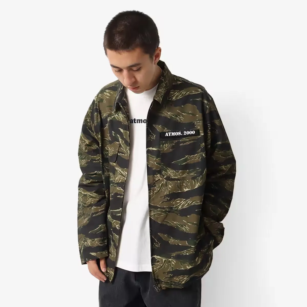 ATMOS C N ZIPPER FIELD SHIRT JACKET