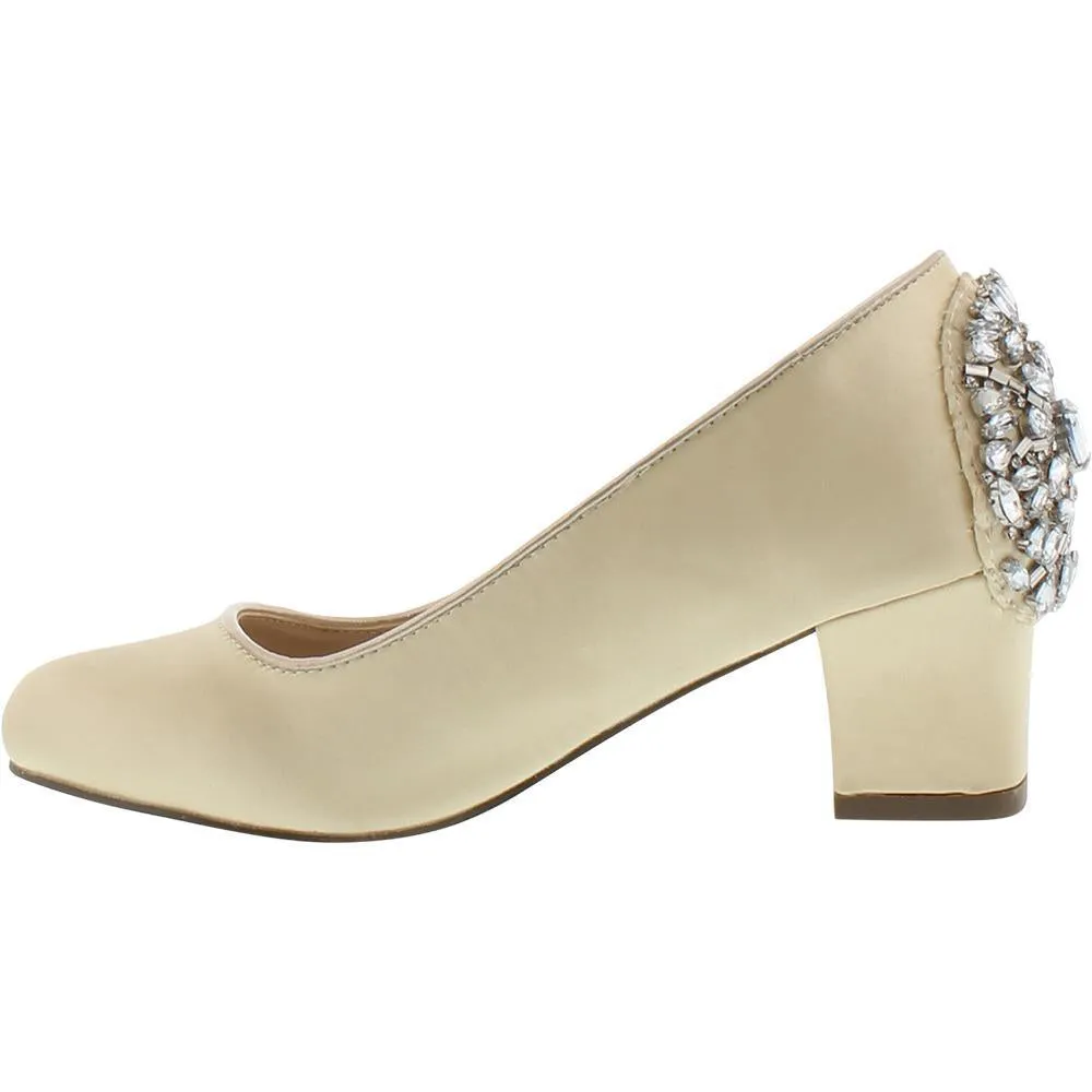 Badgley Mischka Starlett Satin Pumps