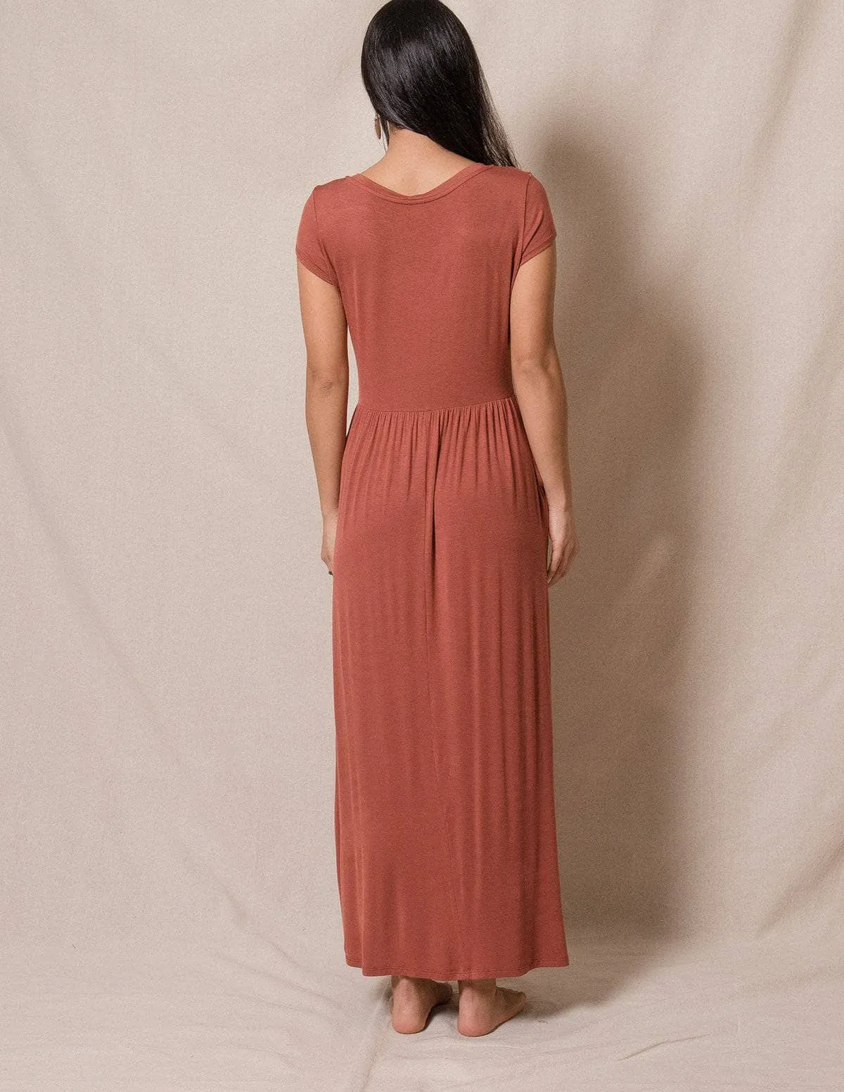 Bamboo Maxi Dress - As-Is-Clearance - Small Only