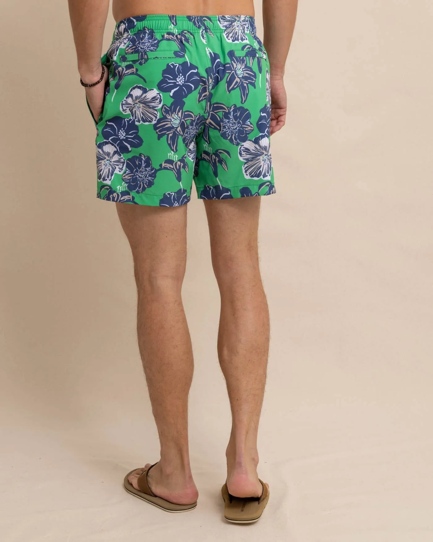 Beach Blooms Swim Trunk