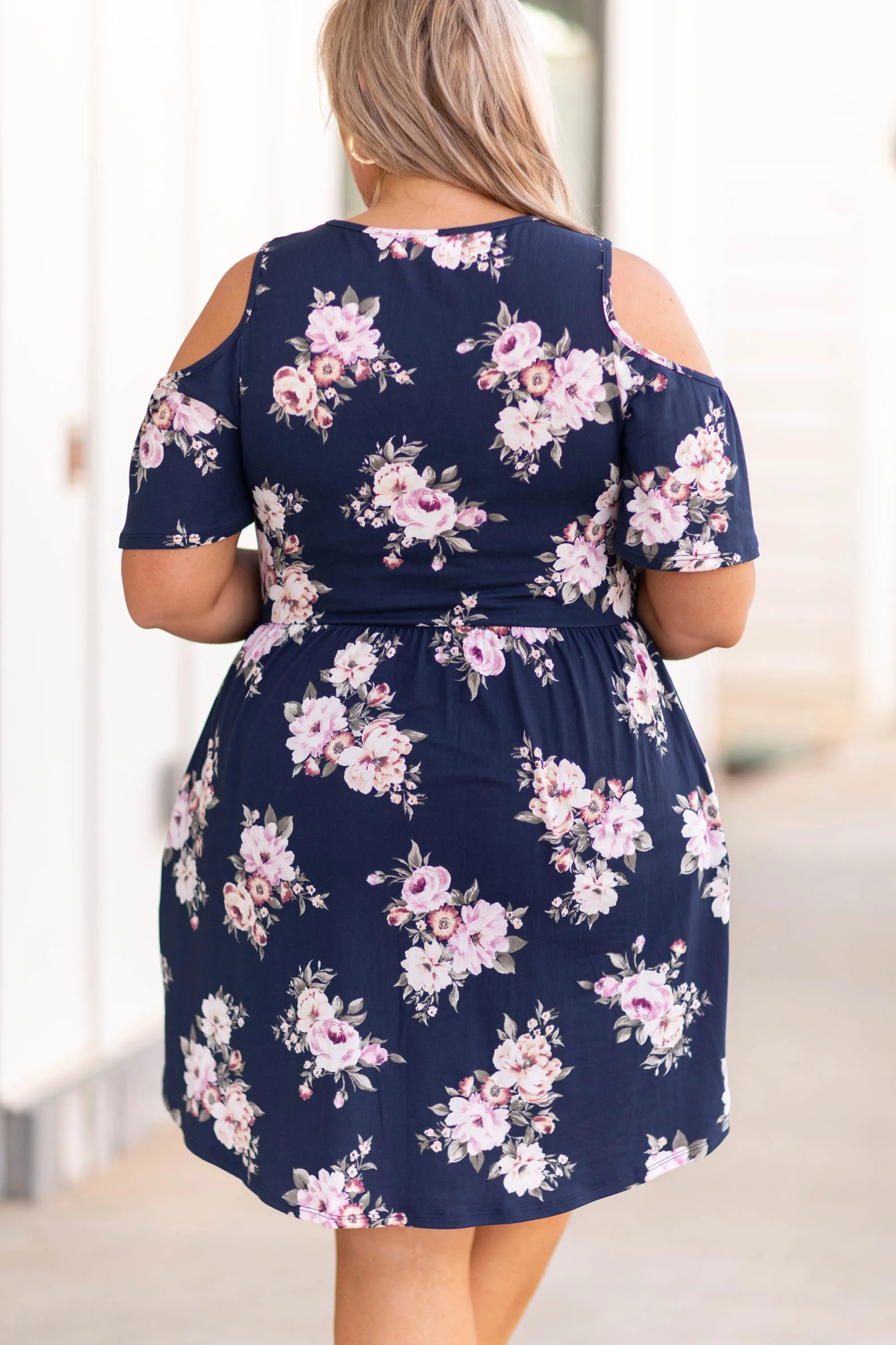 Beat The Heat Dress, Navy