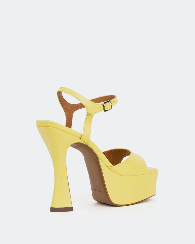 Betsey Yellow Leather/Cuir Jaune