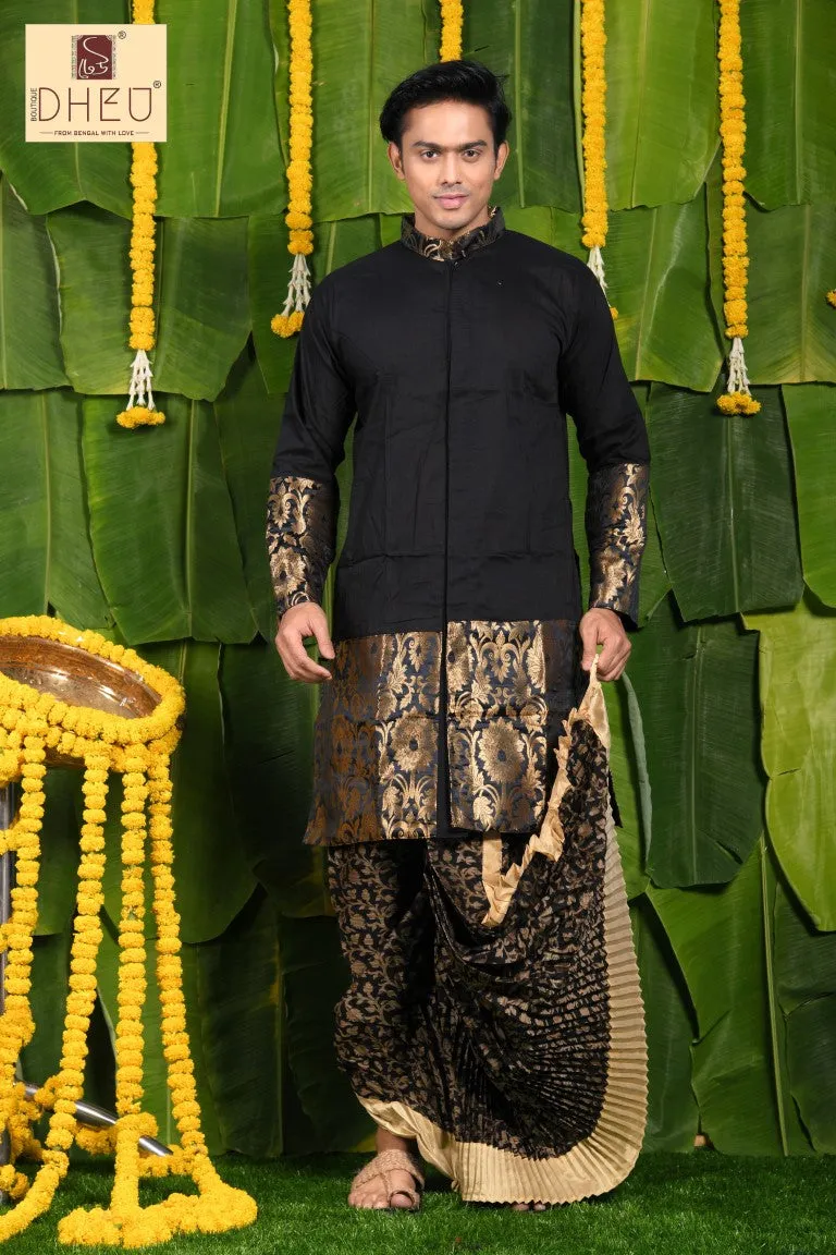 Bikramaditya - Dheu Designer Dhoti(Optional)Kurta Set