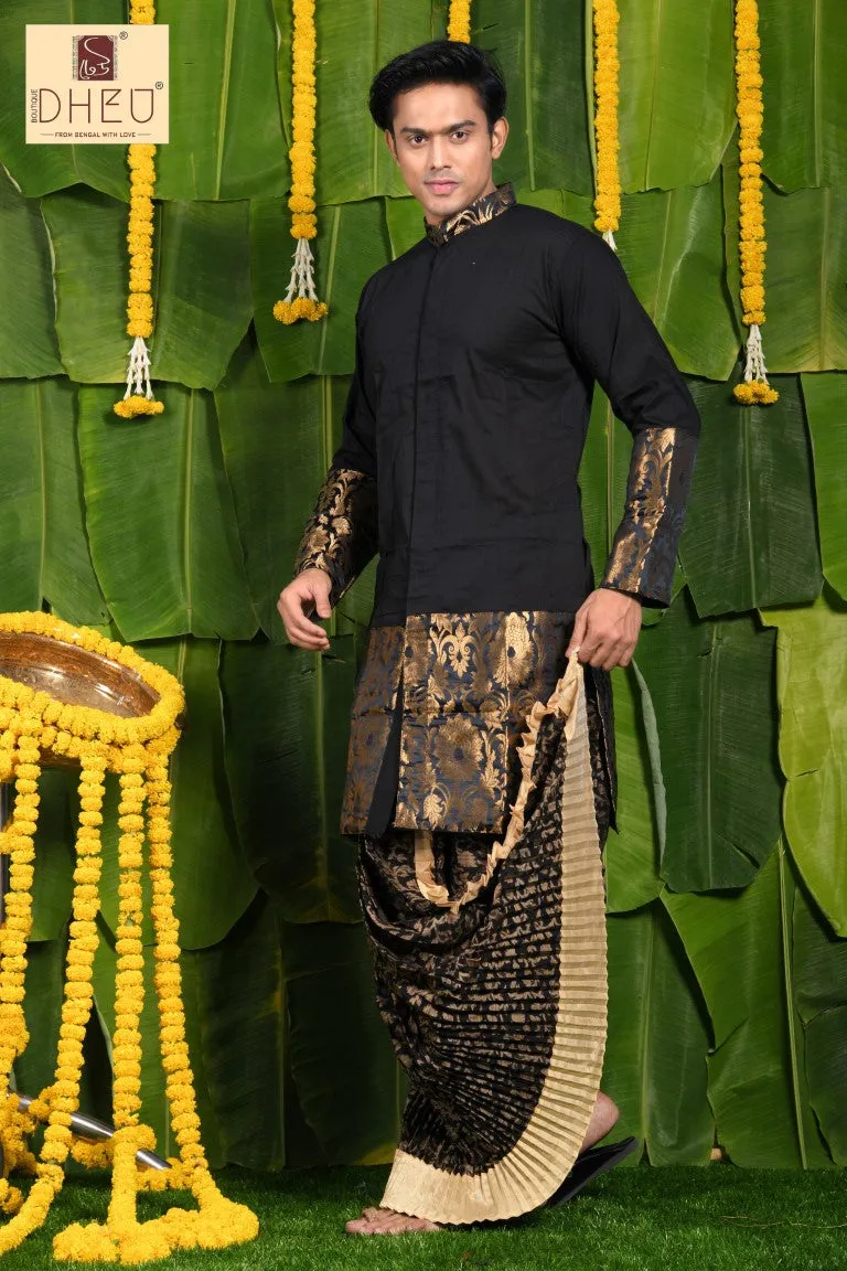 Bikramaditya - Dheu Designer Dhoti(Optional)Kurta Set