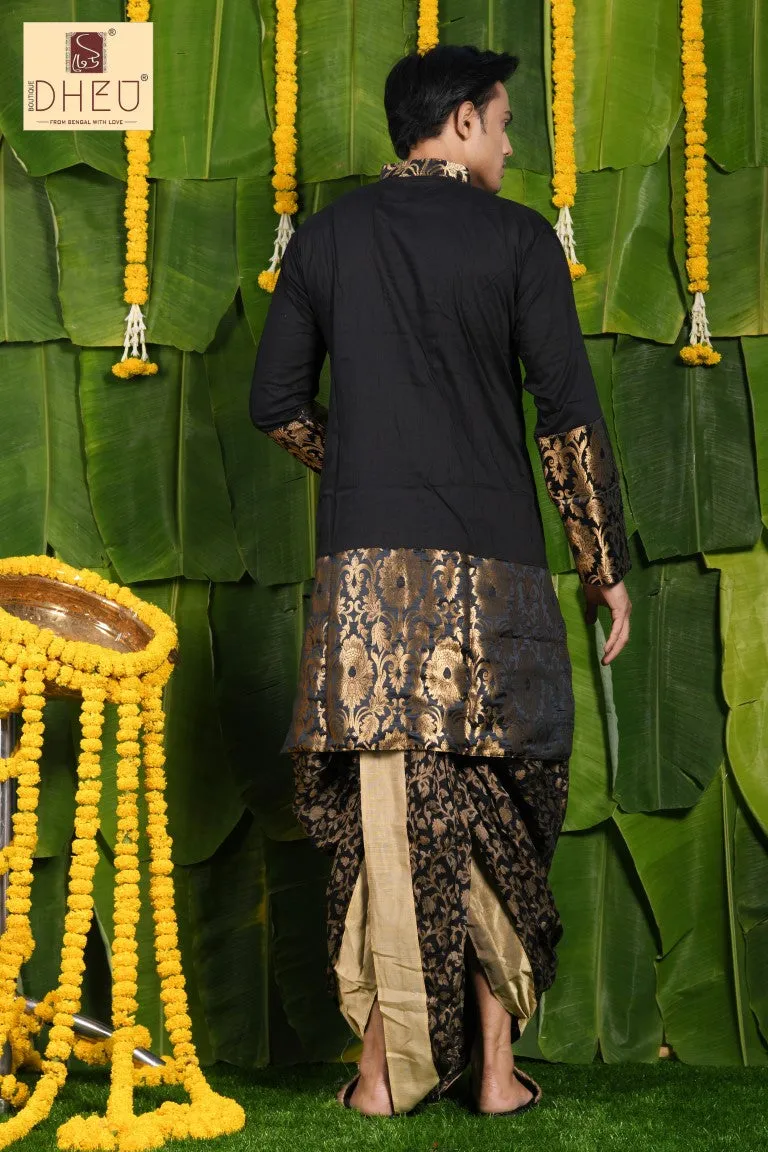 Bikramaditya - Dheu Designer Dhoti(Optional)Kurta Set