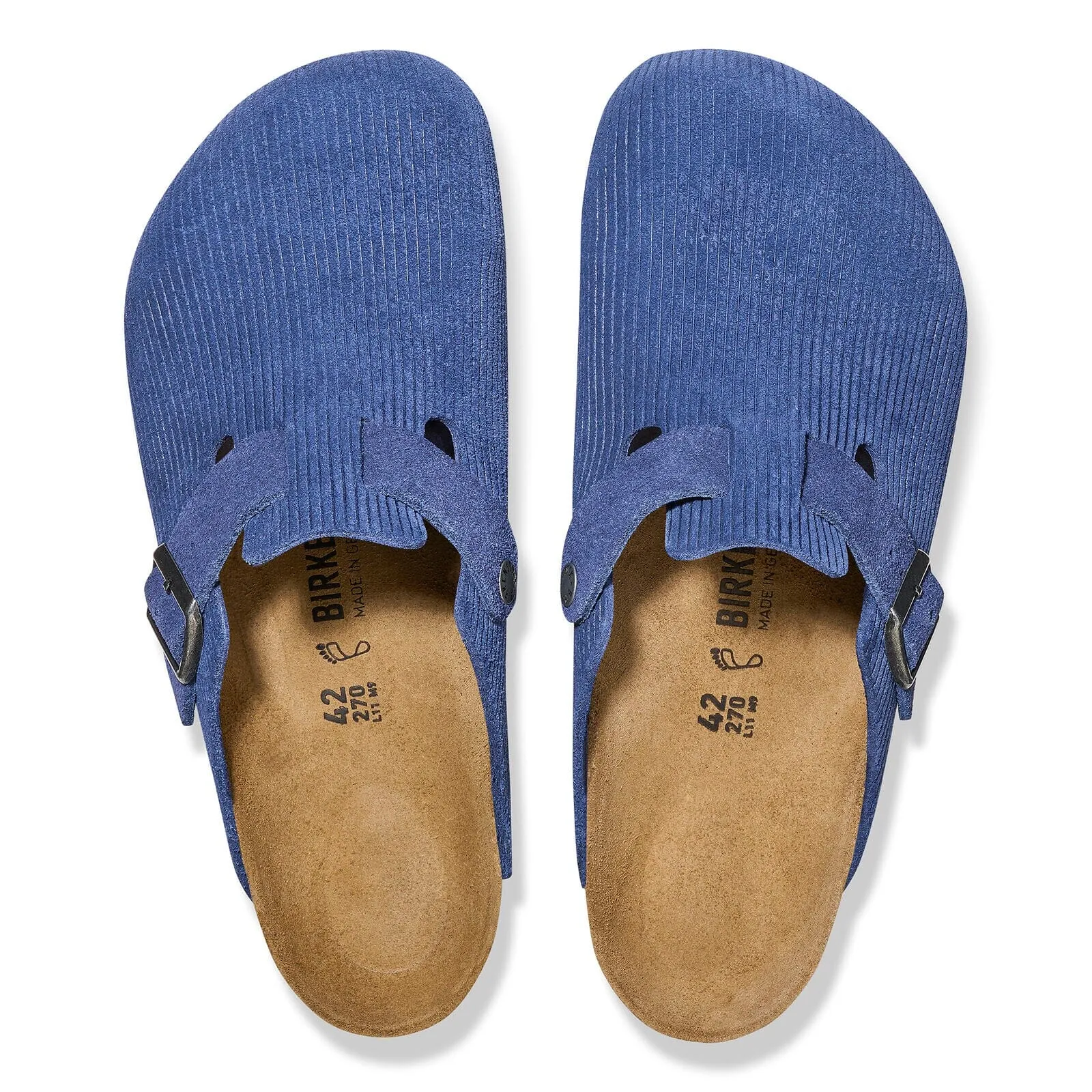 BIRKENSTOCK BOSTON SUEDE EMBOSSED