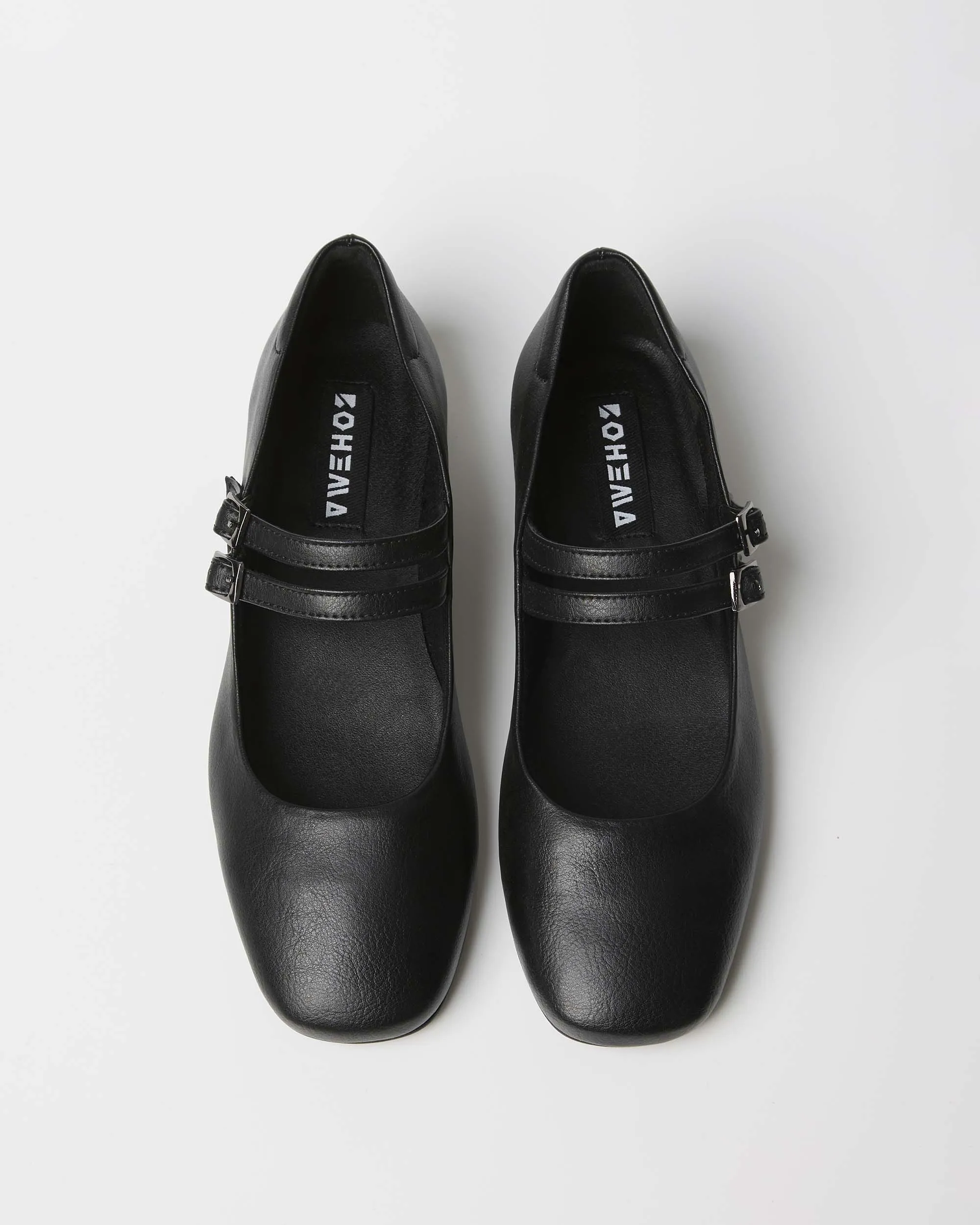 Blackberry Mary Jane Pumps black pumps made of grape-based vegan leather