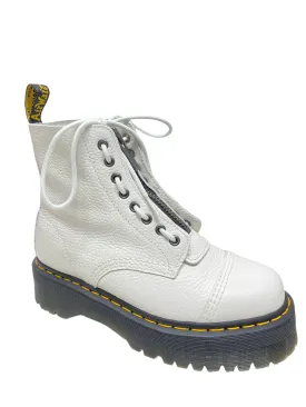 Boots Combat By Dr Martens In White, Size: 9