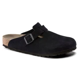 Boston Buckle Soft Footbed Mule in Midnight