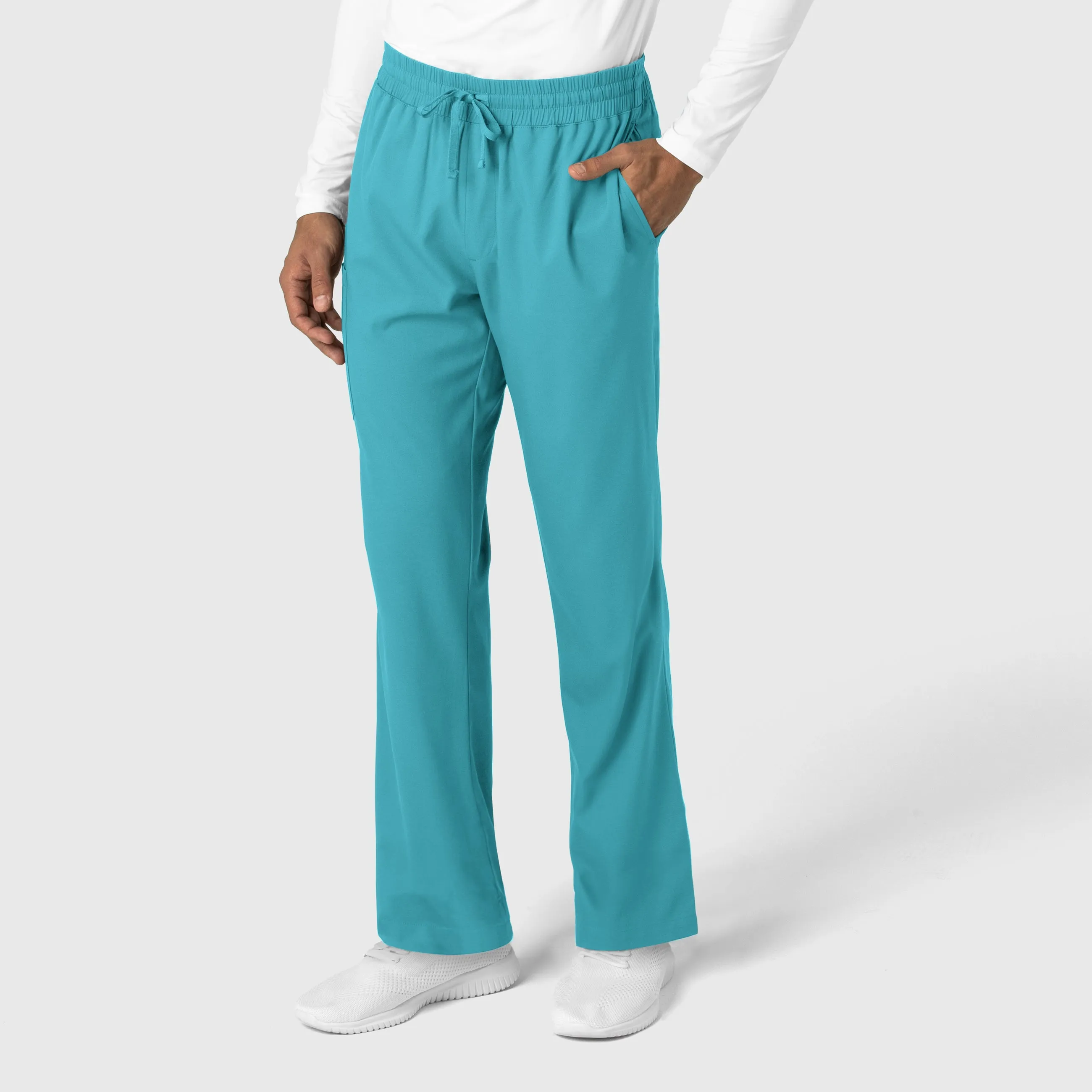 Boundless Men's Straight Leg Scrub Pant - Teal