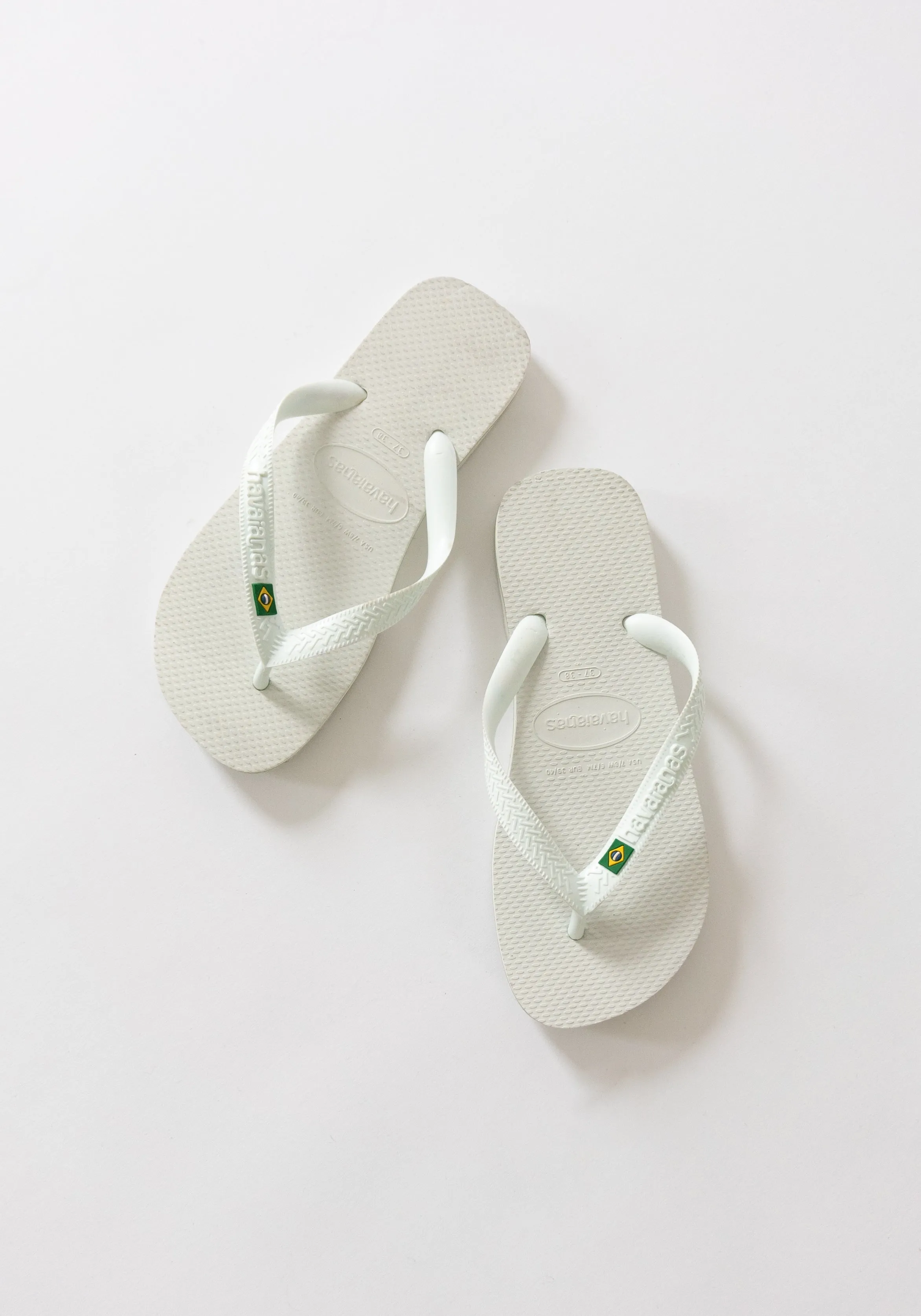 Brazil Flip Flop in White