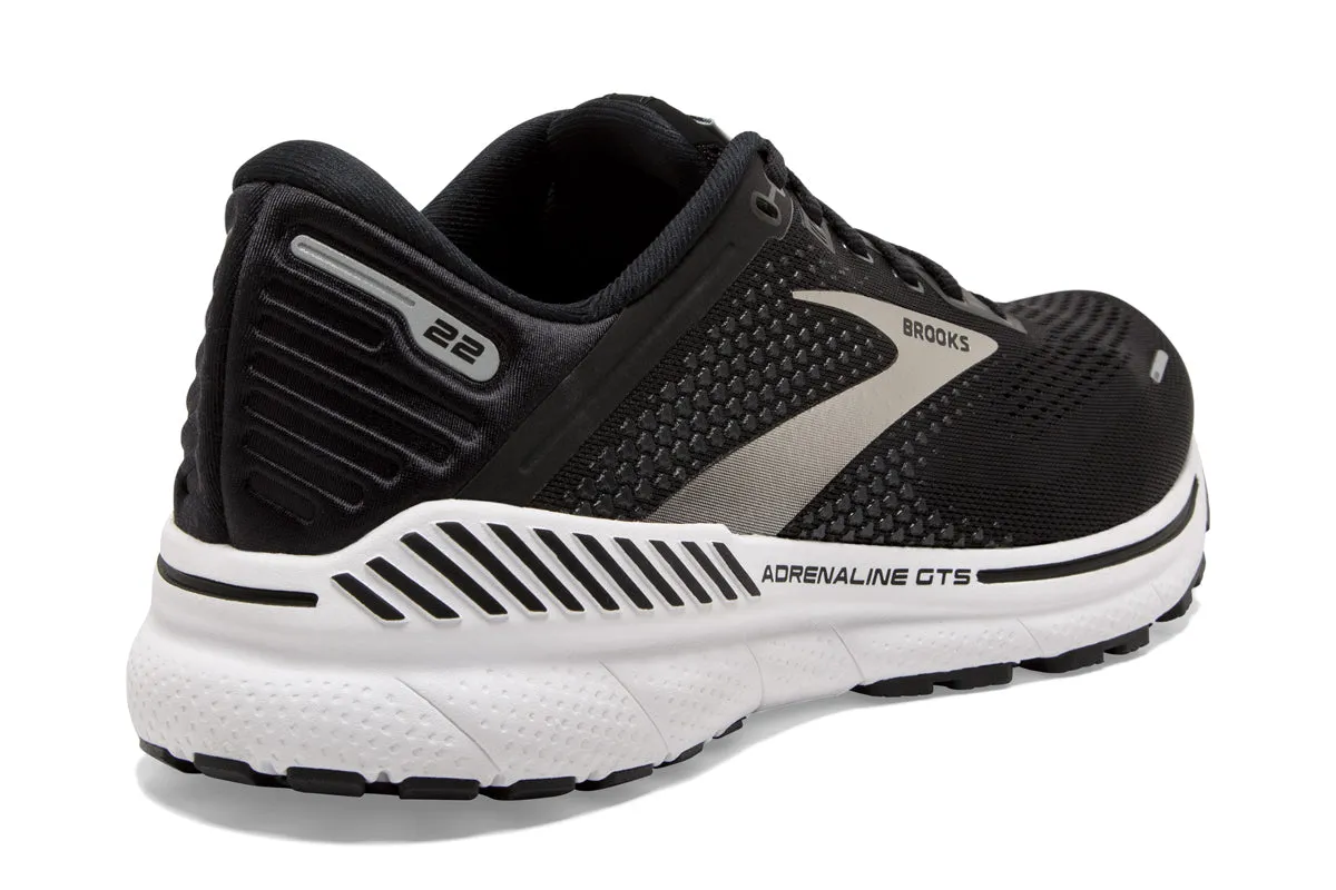 Brooks Adrenaline GTS 22 B Black/White Womens