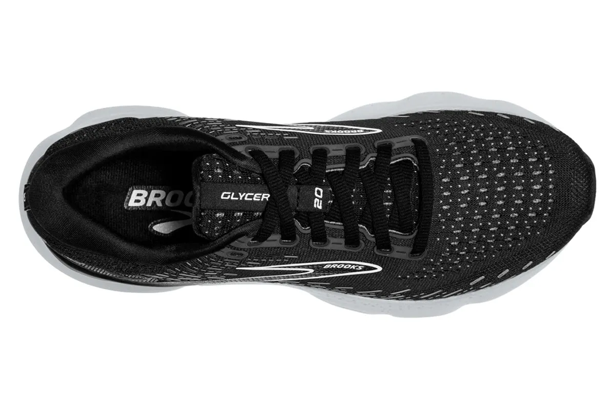 Brooks Glycerin 20 B Black/White Womens