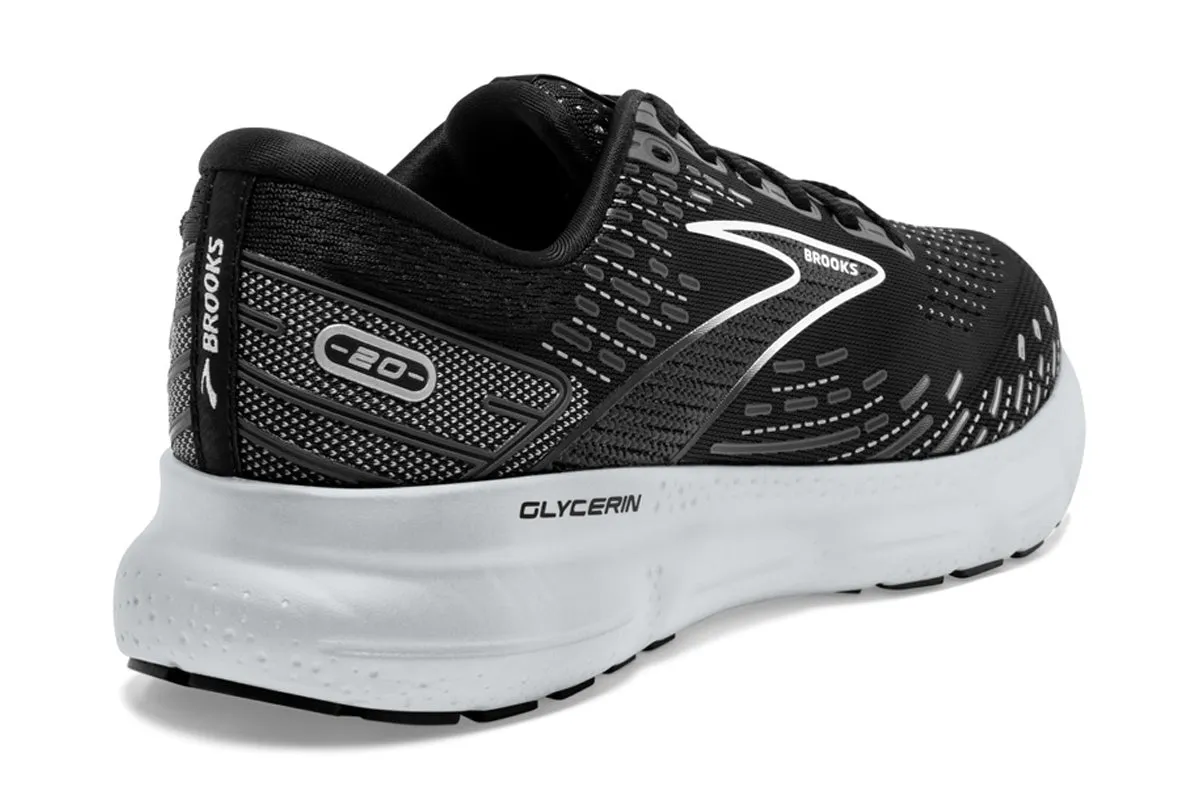 Brooks Glycerin 20 B Black/White Womens