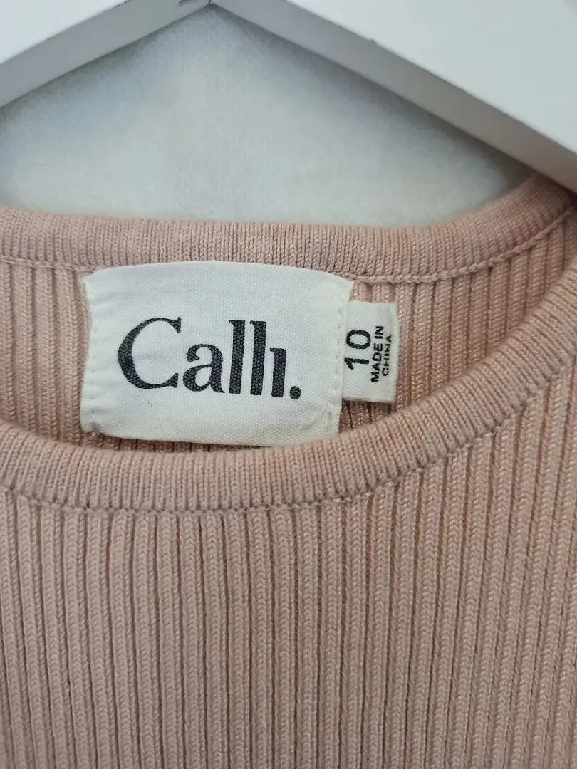 Calli Essential Dusty Rose Top Size 10