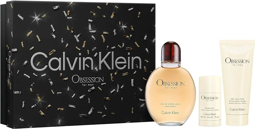 Calvin Klein Obsession Edt 3 Piece Gift Set For Men