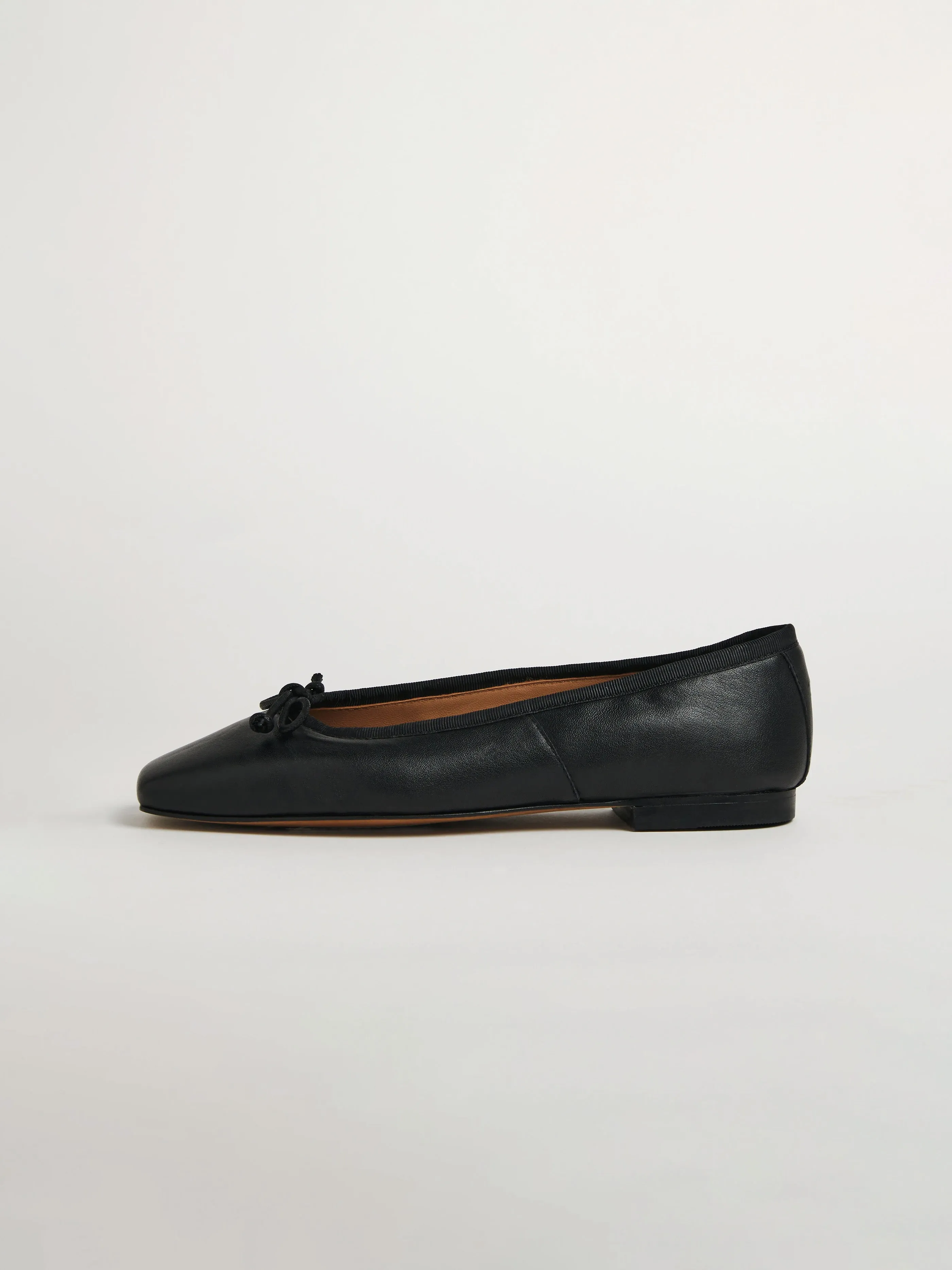 Chiswick Leather Ballerinas | Black