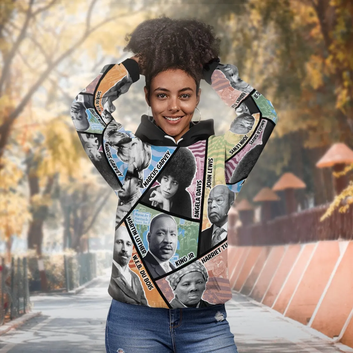 Civil Rights Icons All-over Hoodie