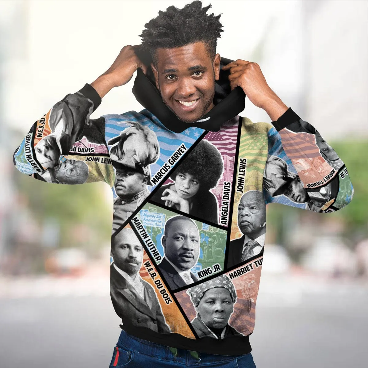 Civil Rights Icons All-over Hoodie