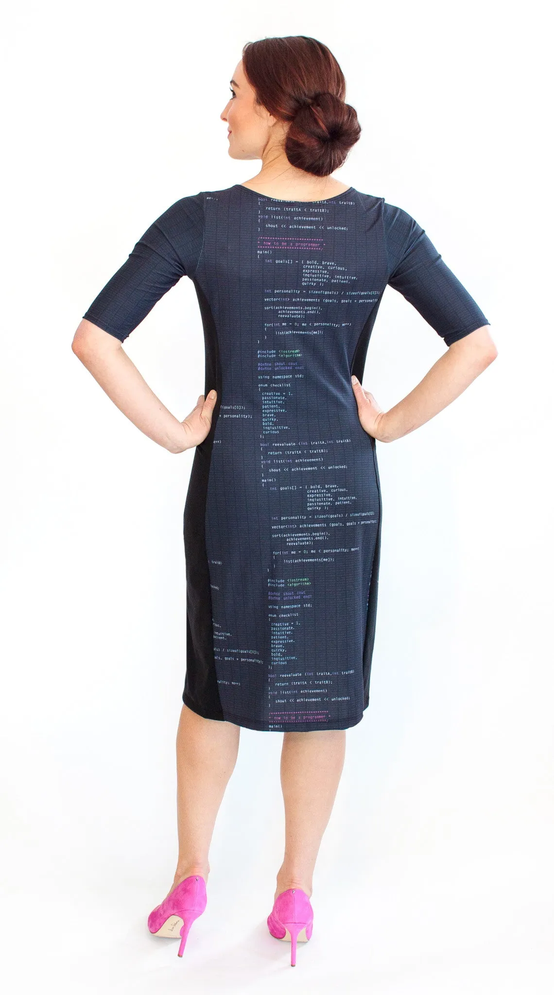 Code Poetry Dress