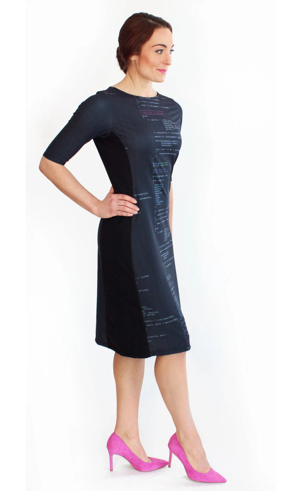 Code Poetry Dress