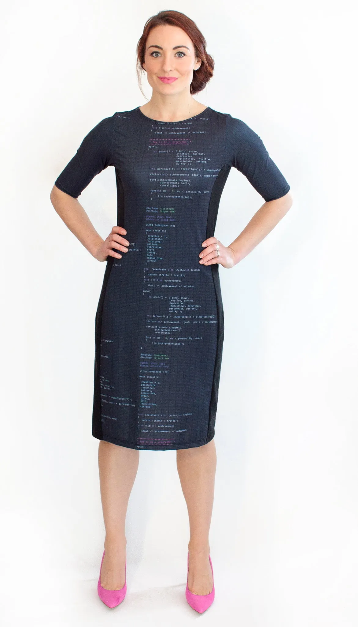 Code Poetry Dress