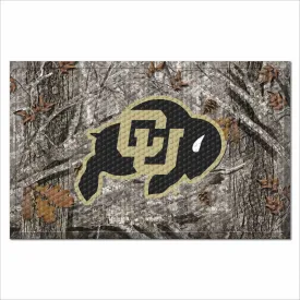 Colorado Buffaloes Rubber Scraper Door Mat Camo