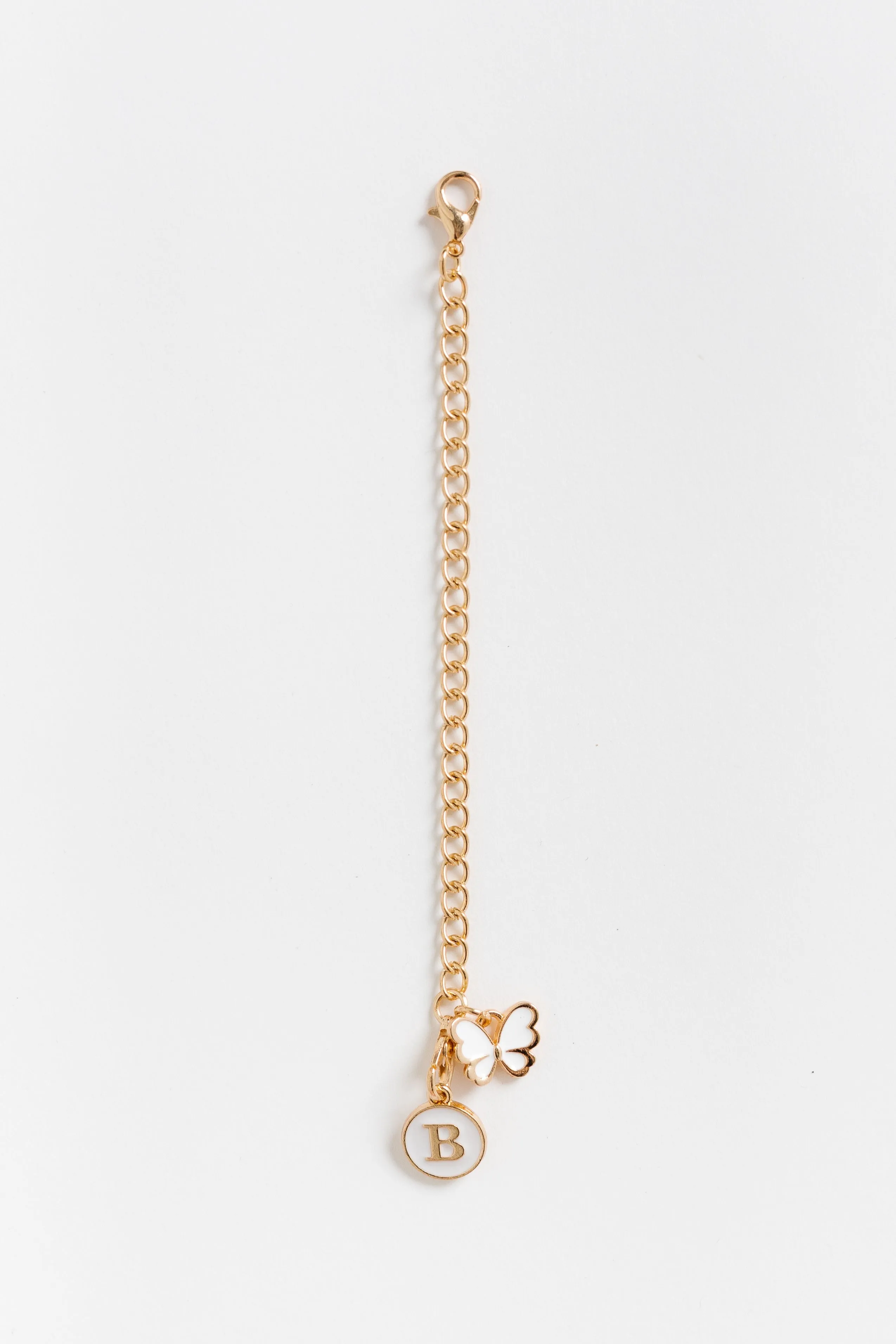 Cove Tumbler Initial & Butterfly Chain