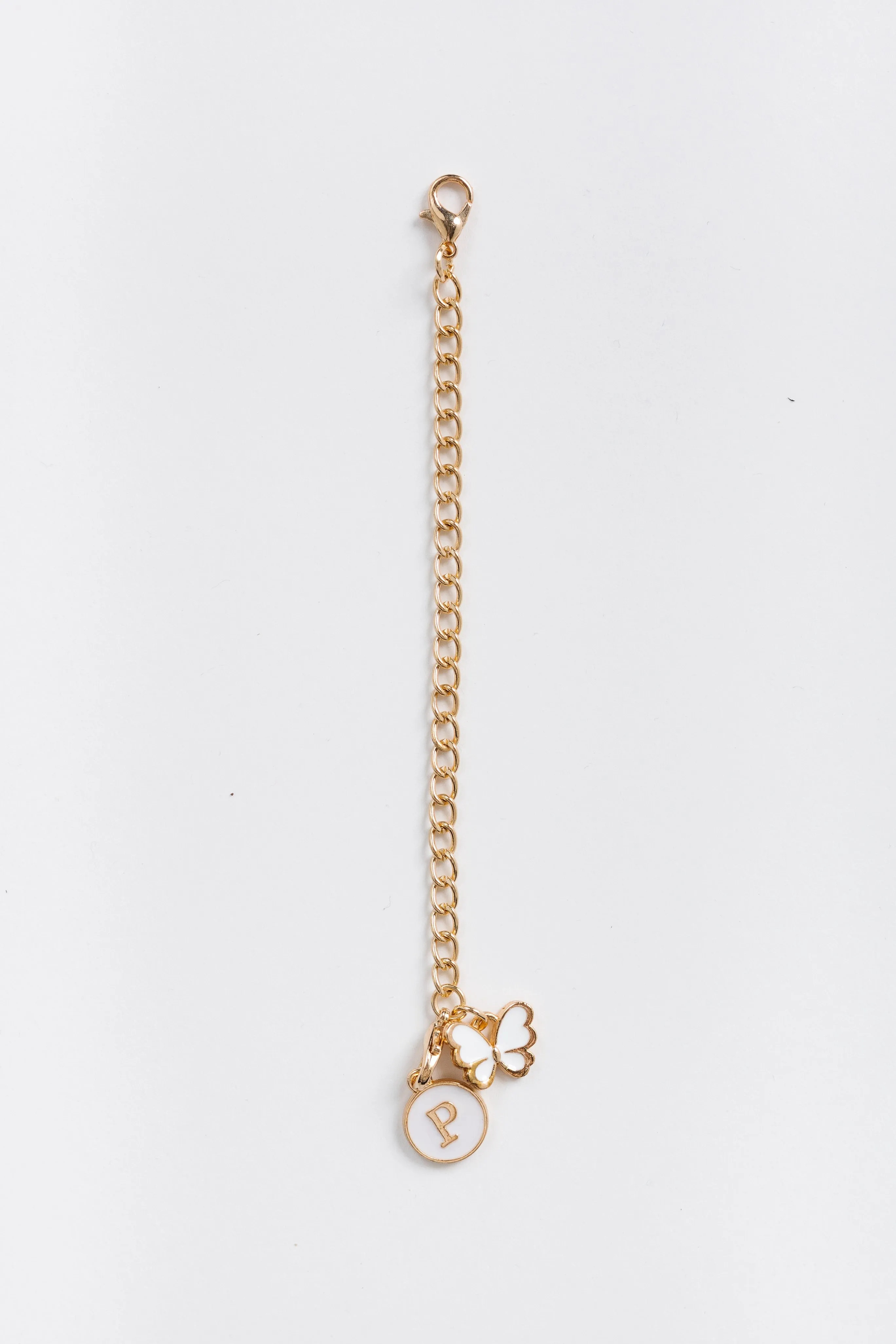 Cove Tumbler Initial & Butterfly Chain