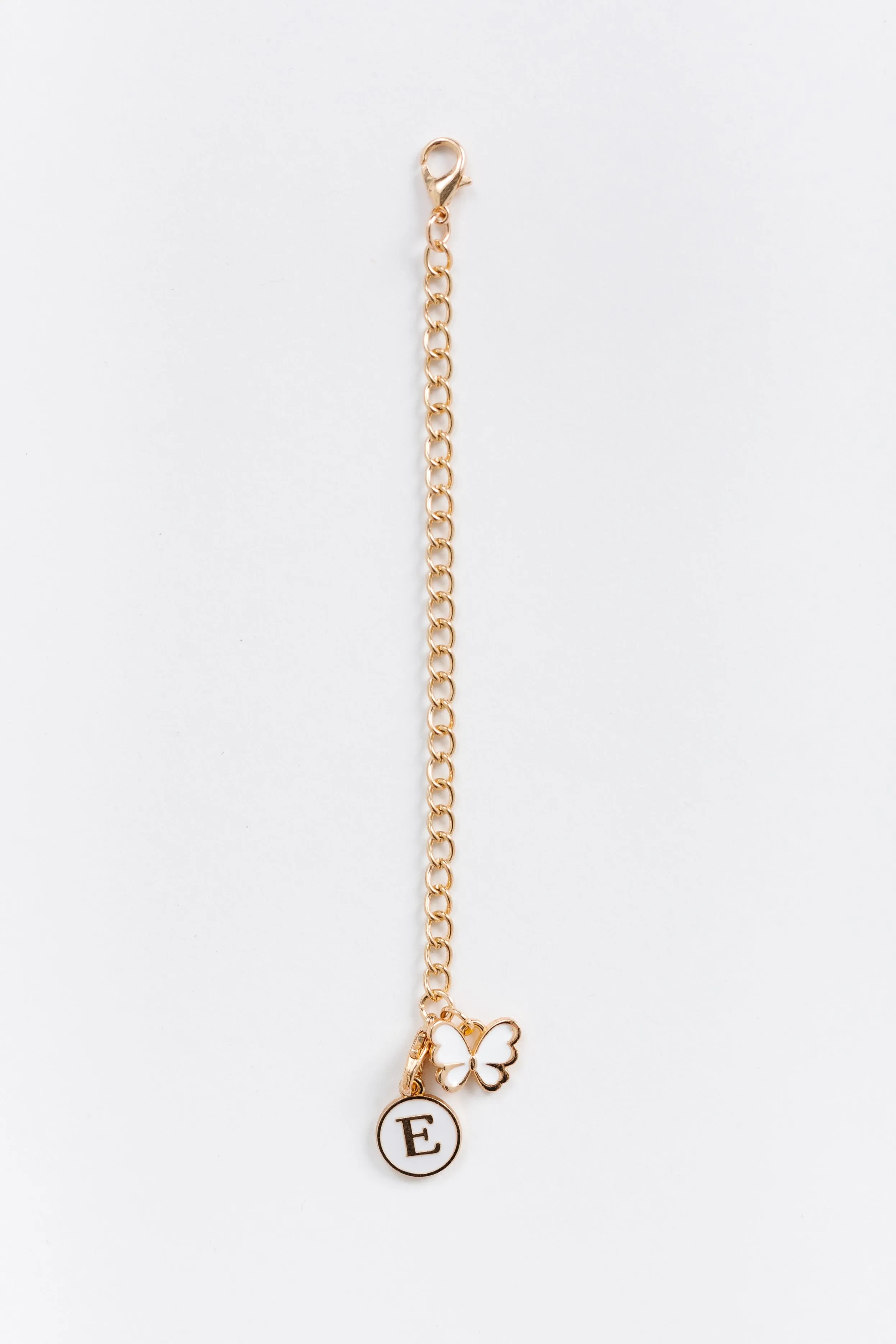 Cove Tumbler Initial & Butterfly Chain