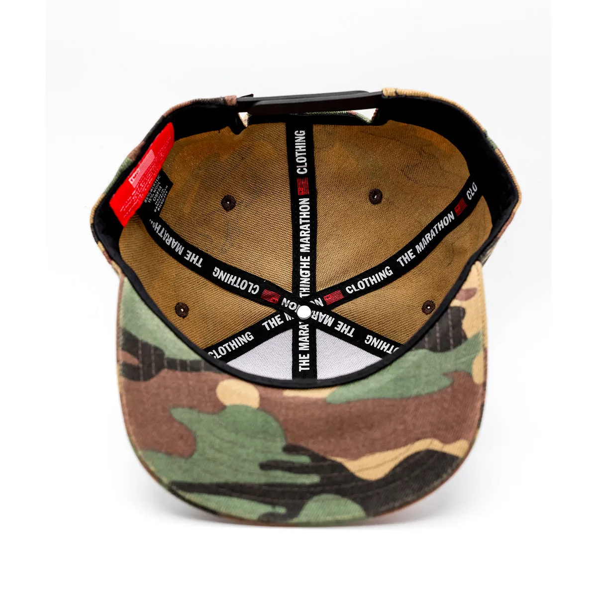 Crenshaw Limited Edition Snapback - Camo/Red