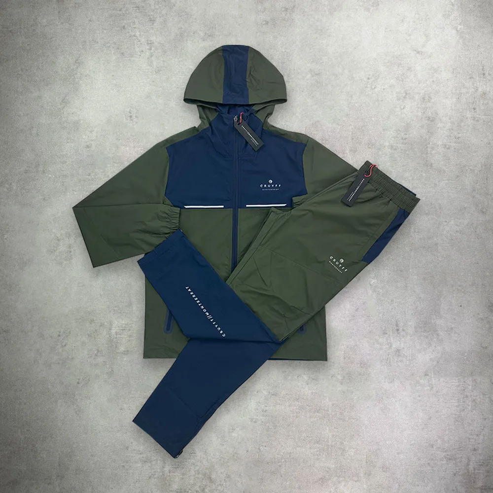 Cruyff Montserrat Surveyor Tracksuit Set Dark Green