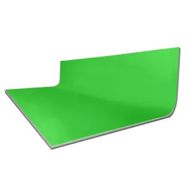 Curved Large Commercial Cyclorama Infinity Cove Backdrop and Frame Bundle Kit V2 - Chromakey Green (Made To Order)