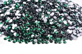 Dark Green ( Emerald resin rhinestones)