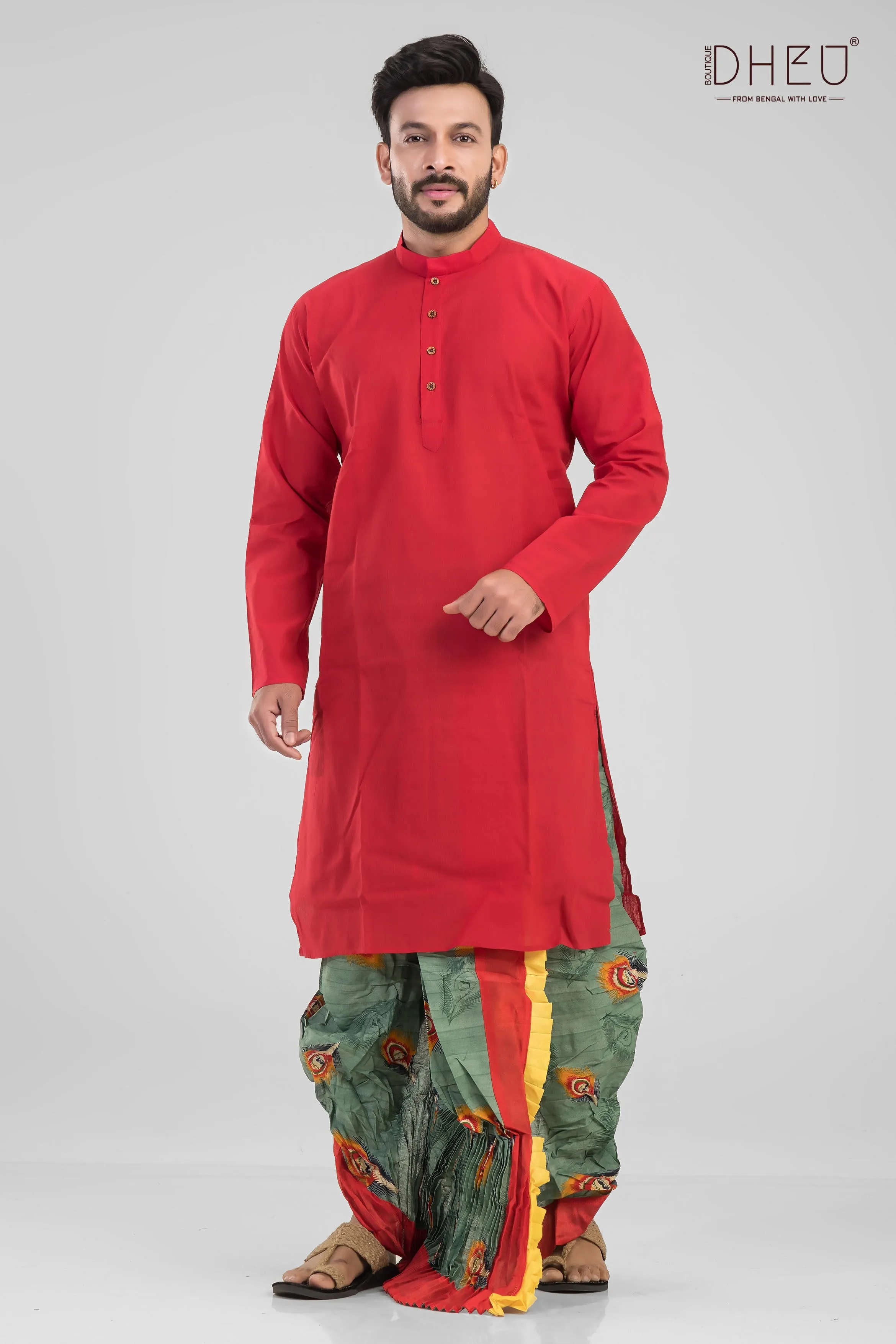 Dheu's Exclusive - Designer Dhoti & Kurta Set