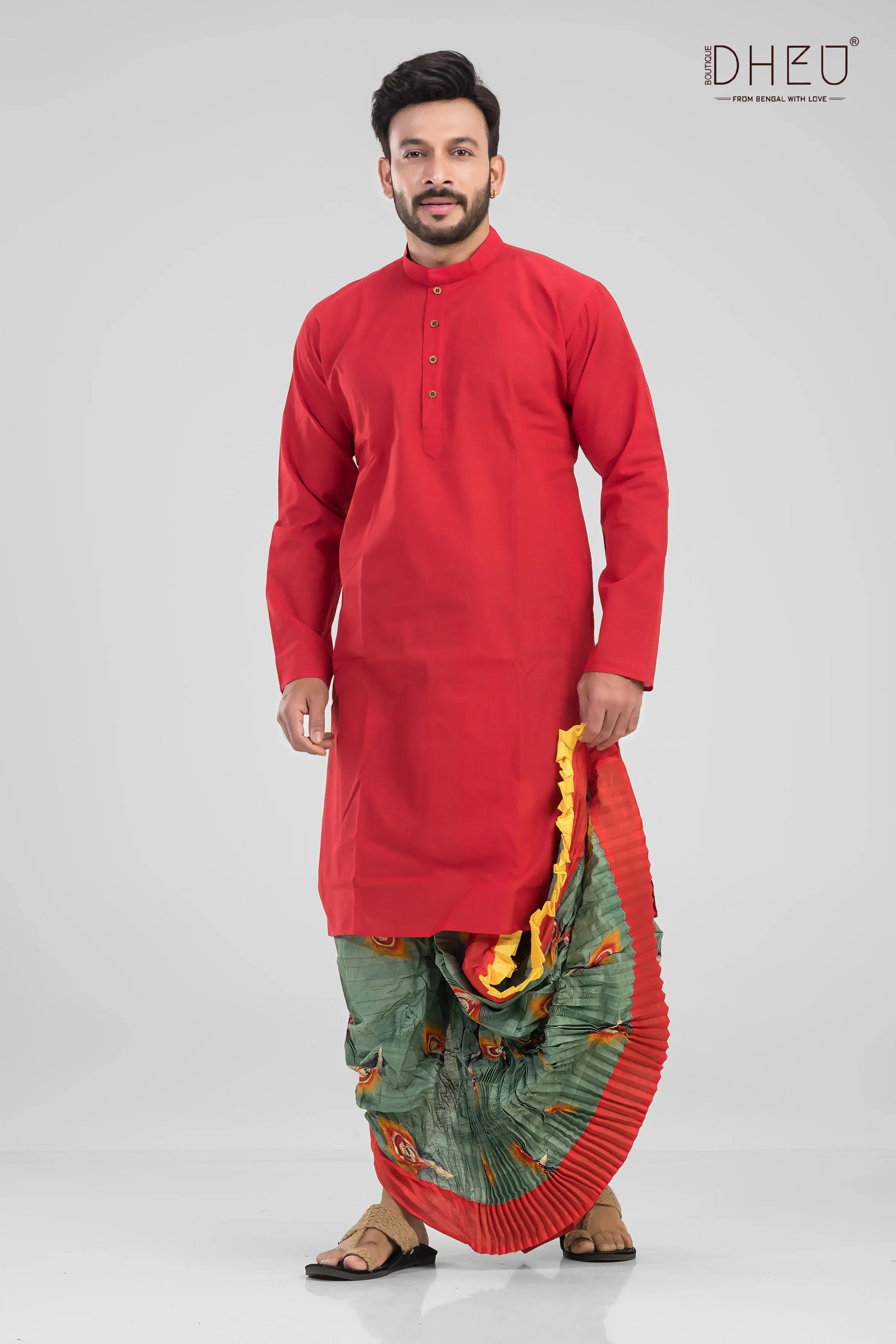 Dheu's Exclusive - Designer Dhoti & Kurta Set