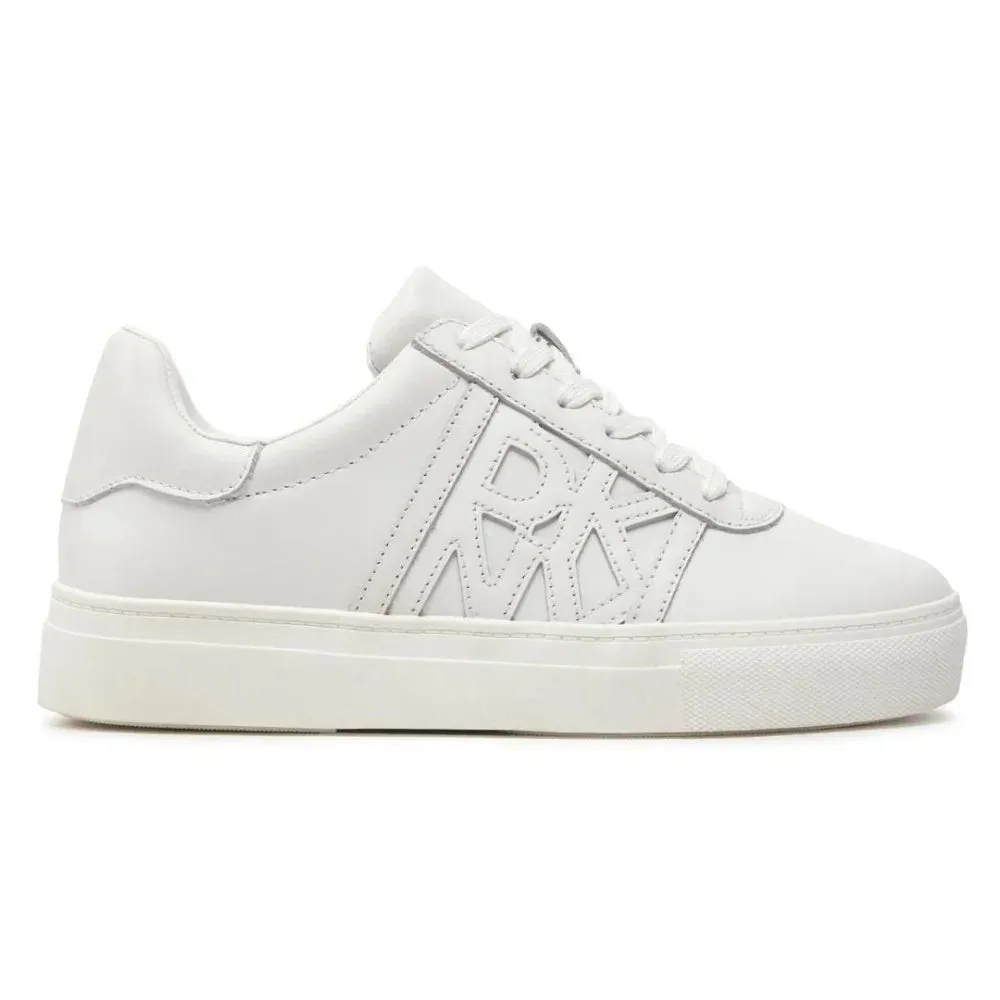 DKNY Jennifer Lace Up Sneaker Women - White